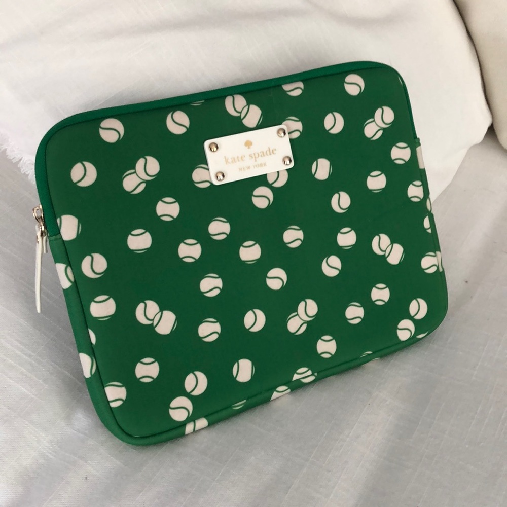 Kate Spade tennis motif storage bag